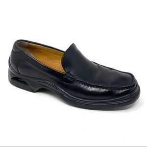COLE HAAN X NIKE AIR black leather loafers (7.5M)